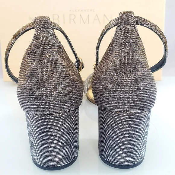 NWT$625 Alexandre Birman Vicky 60mm Stellar Knot Bow Sandals Heels Sz 37 (7)